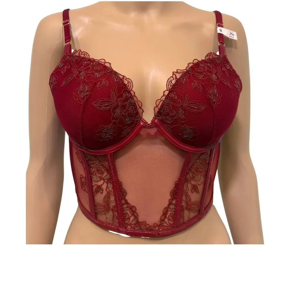 Victoria's Secret 36B Very Sexy Midnight Affair push-up corset BC 3181